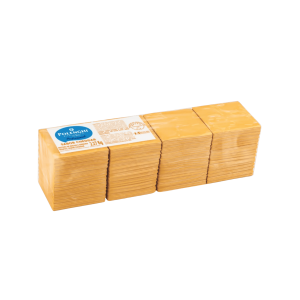 Queijo Cheddar Fatiado - Caixa com 8 unidades de 2.270kg